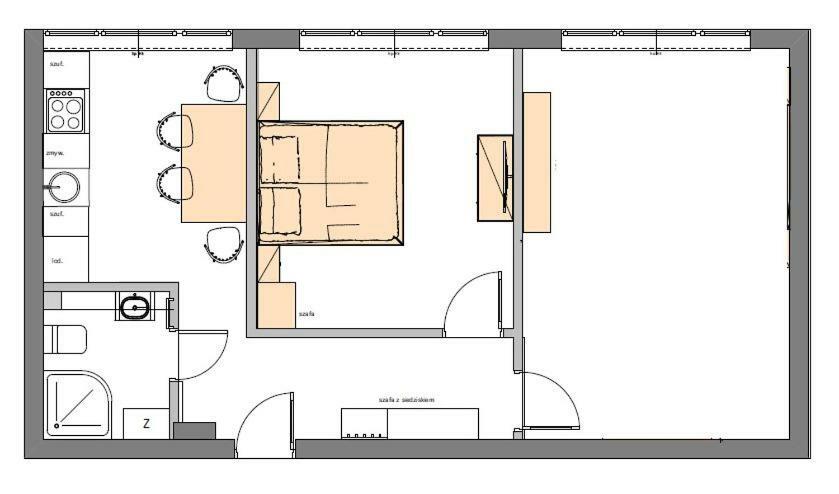 Апартаменты Apartament Dwupokojowy Gdynia Srodmiescie Экстерьер фото